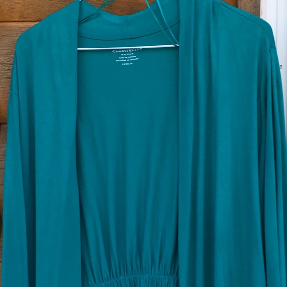 Charter Club Sweaters - Cardigan dark teal. Open no buttons🤩